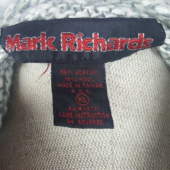 Vtg 90s Mark Richards Pullover Sweater Womens XL - Picture 6 of 7